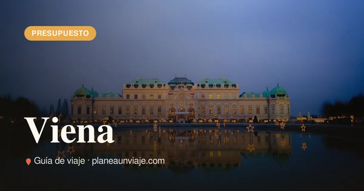 Cuánto cuesta viajar a Viena
