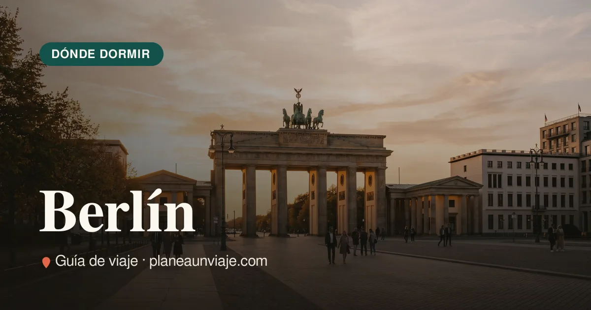 Dónde alojarse en Berlín