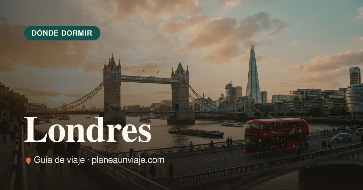 Dónde alojarse en Londres