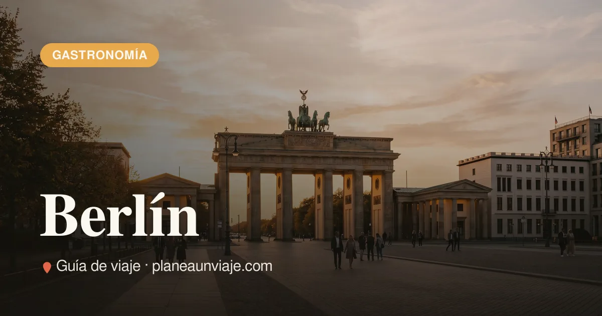 Dónde comer en Berlín