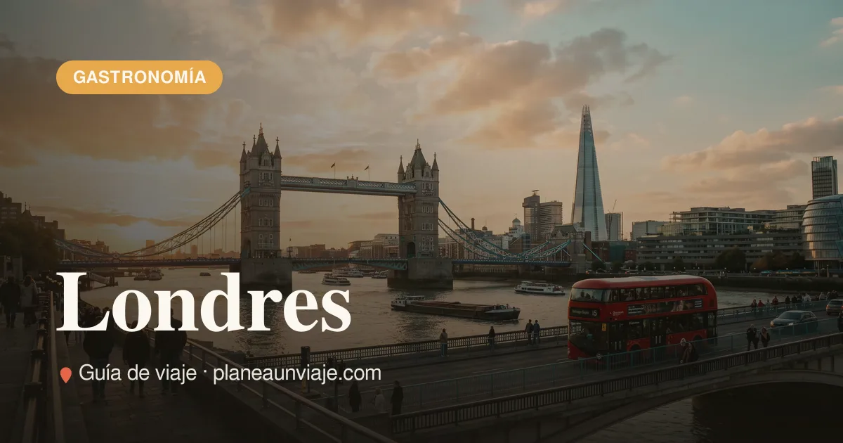 Dónde comer en Londres