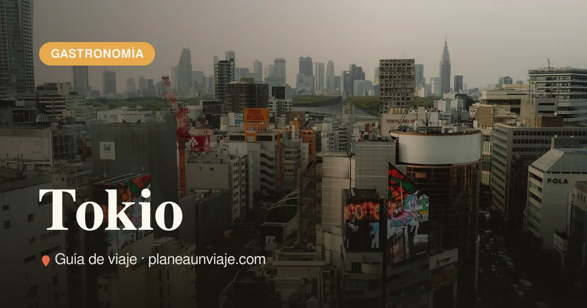 Dónde comer en Tokio