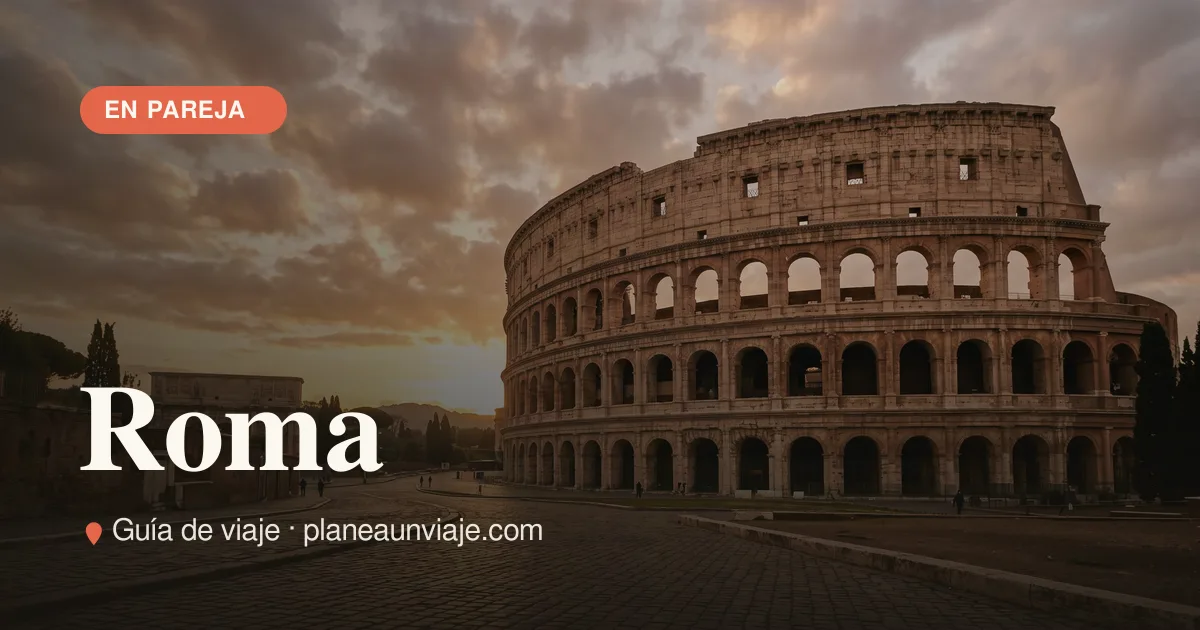 Escapada romántica a Roma