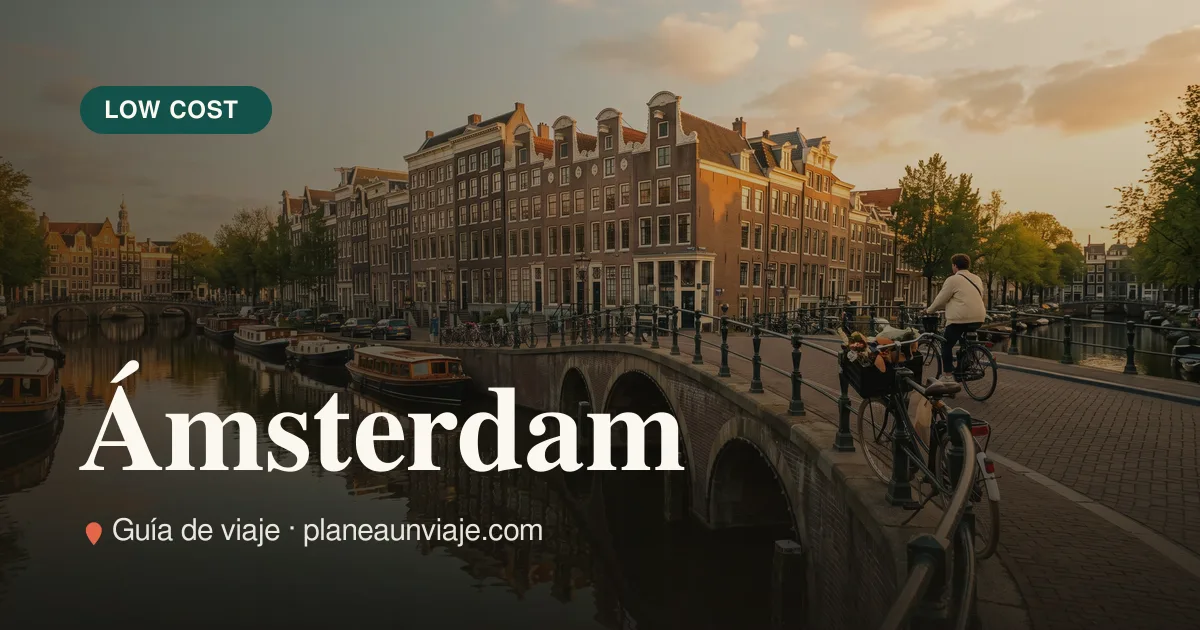Ámsterdam con poco presupuesto