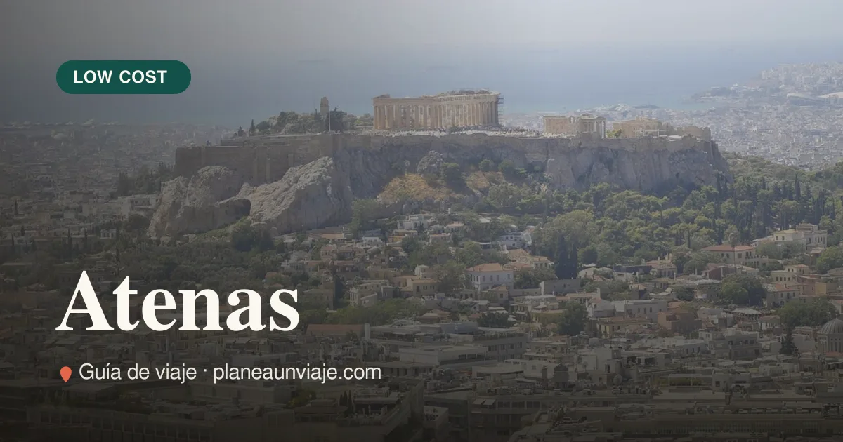 Atenas con poco presupuesto