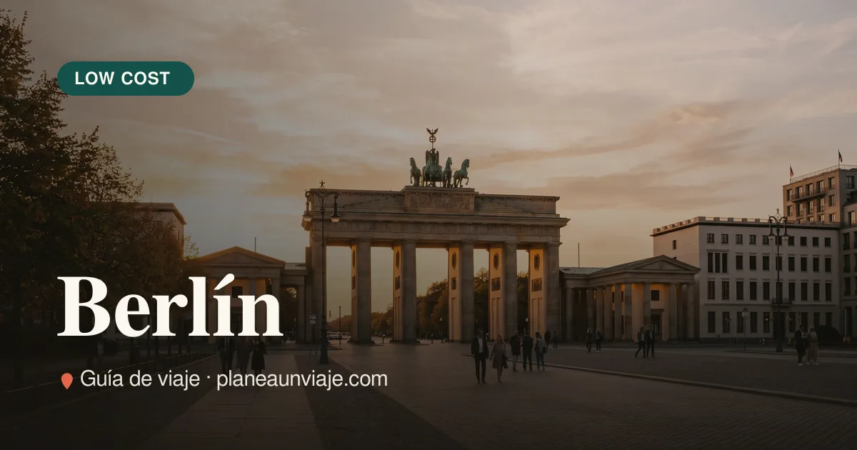 Berlín con poco presupuesto