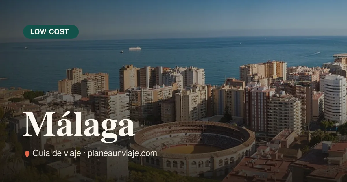 Málaga con poco presupuesto