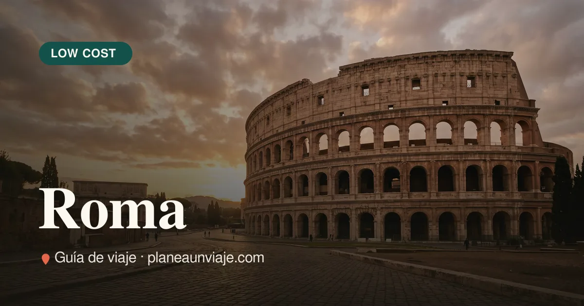 Roma con poco presupuesto