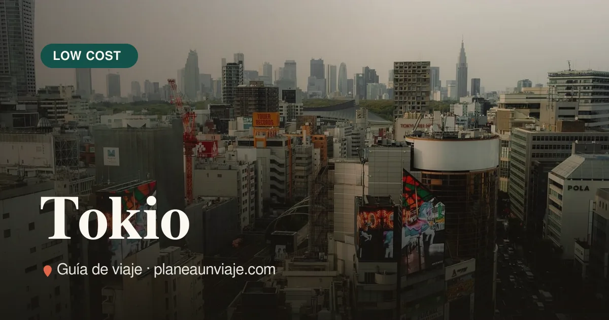 Tokio con poco presupuesto