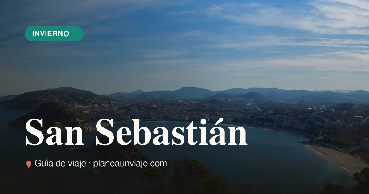 San Sebastián en invierno