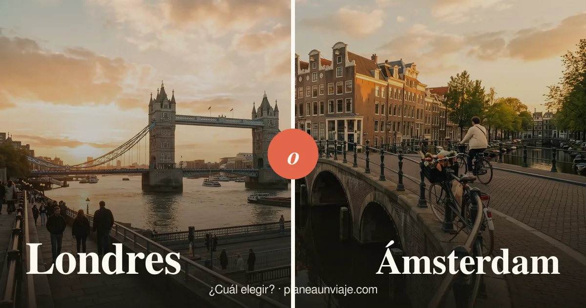 Londres o Ámsterdam