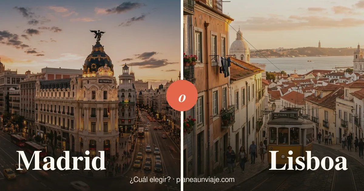 Madrid o Lisboa