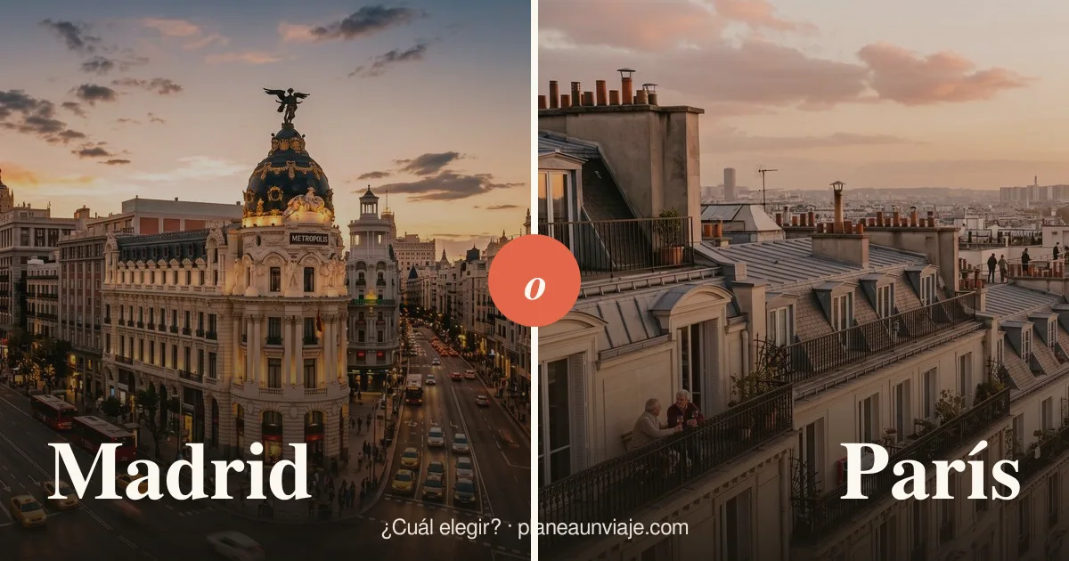 Madrid o París