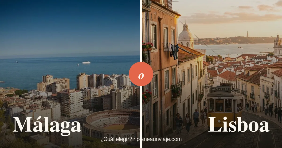 Málaga o Lisboa