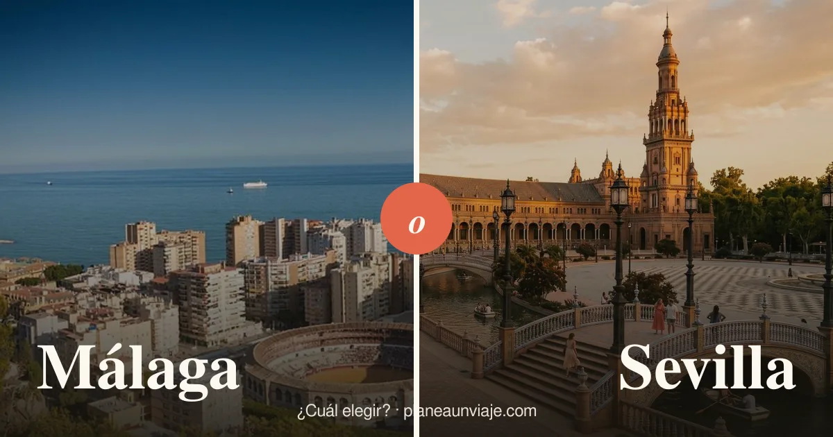 Málaga o Sevilla