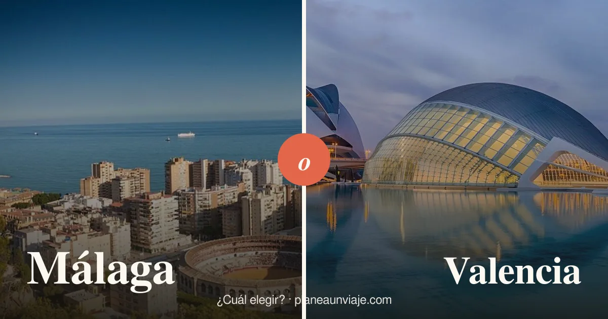 Málaga o Valencia