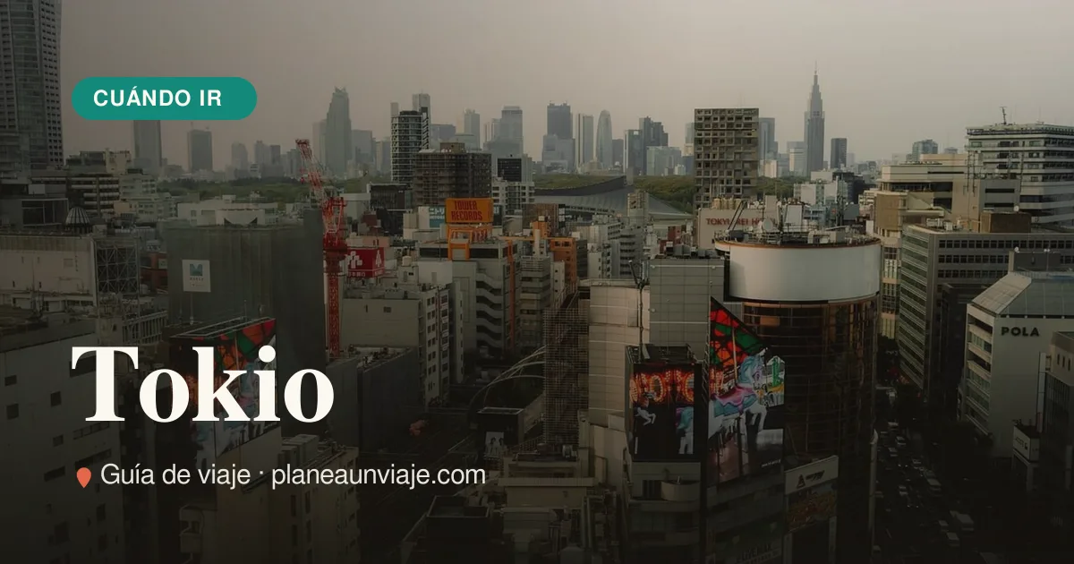 Mejor época para viajar a Tokio