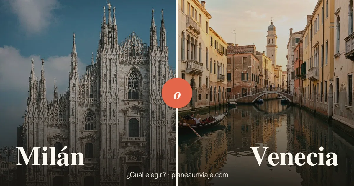 Milán o Venecia