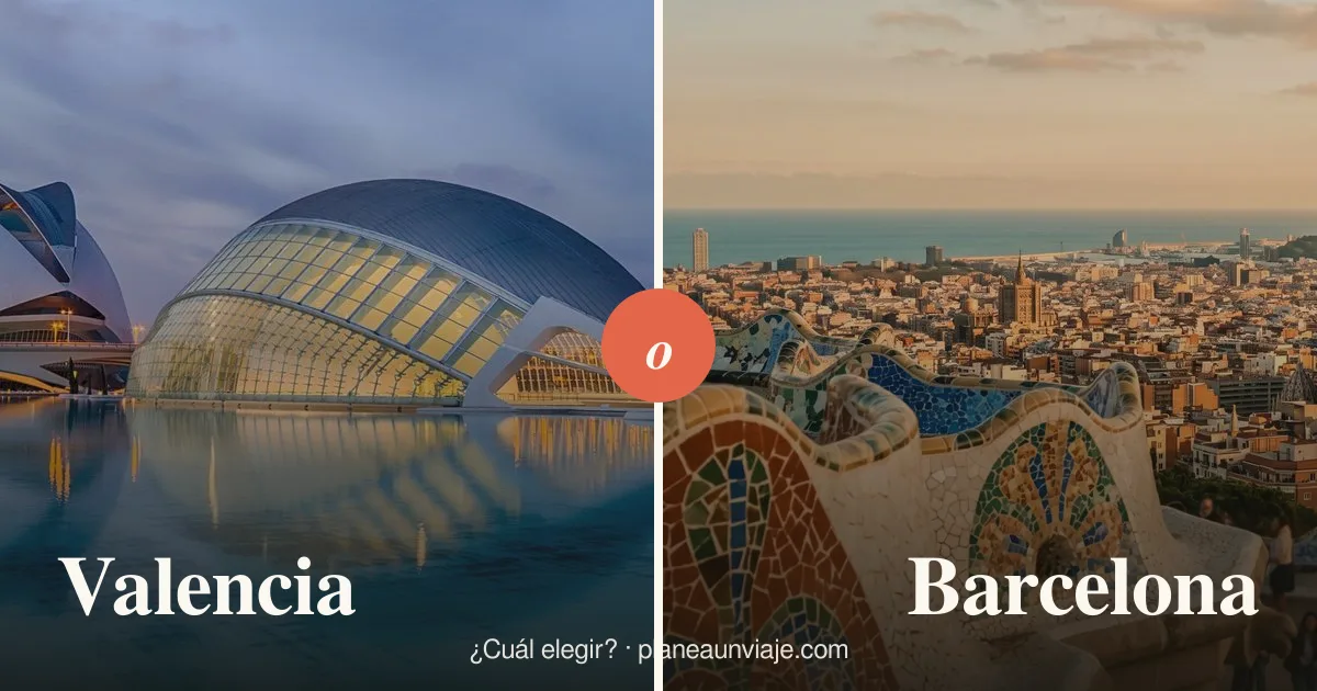 Valencia o Barcelona