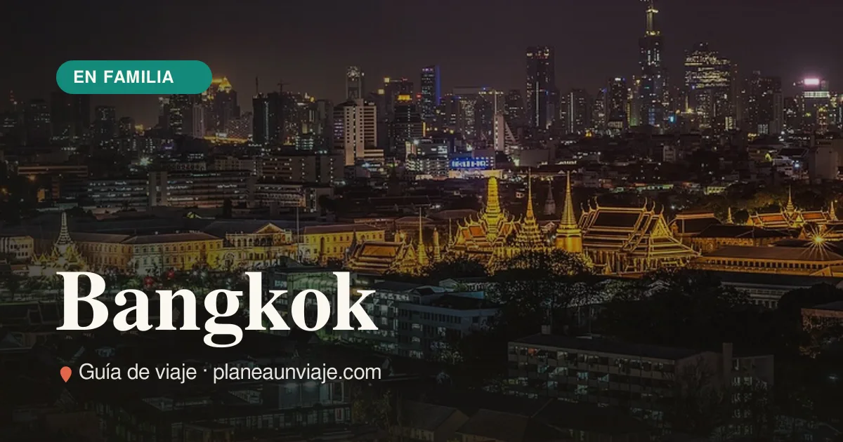 Bangkok con niños