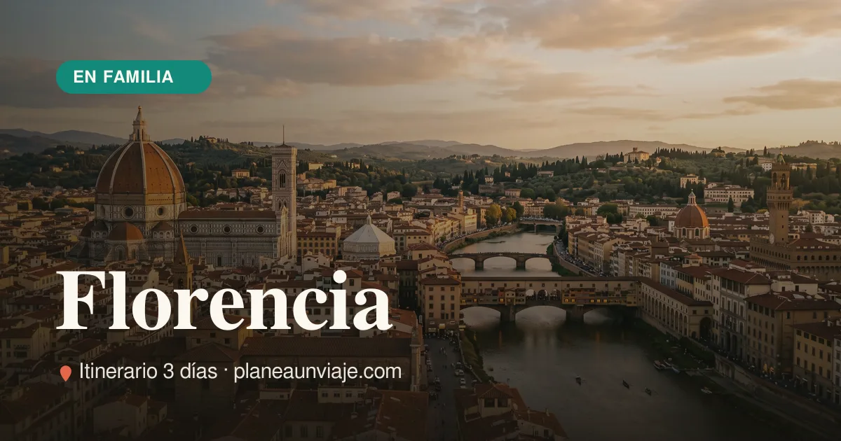 Florencia para familia con niños en 3 días
