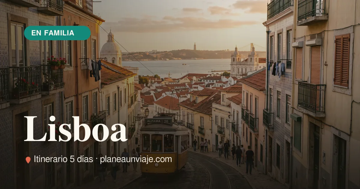 Lisboa para familia con niños en 5 días
