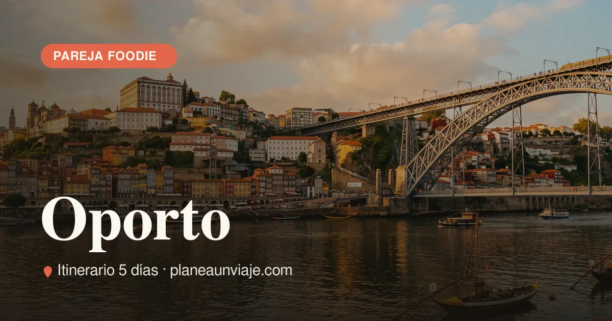 Oporto para pareja foodie en 5 días