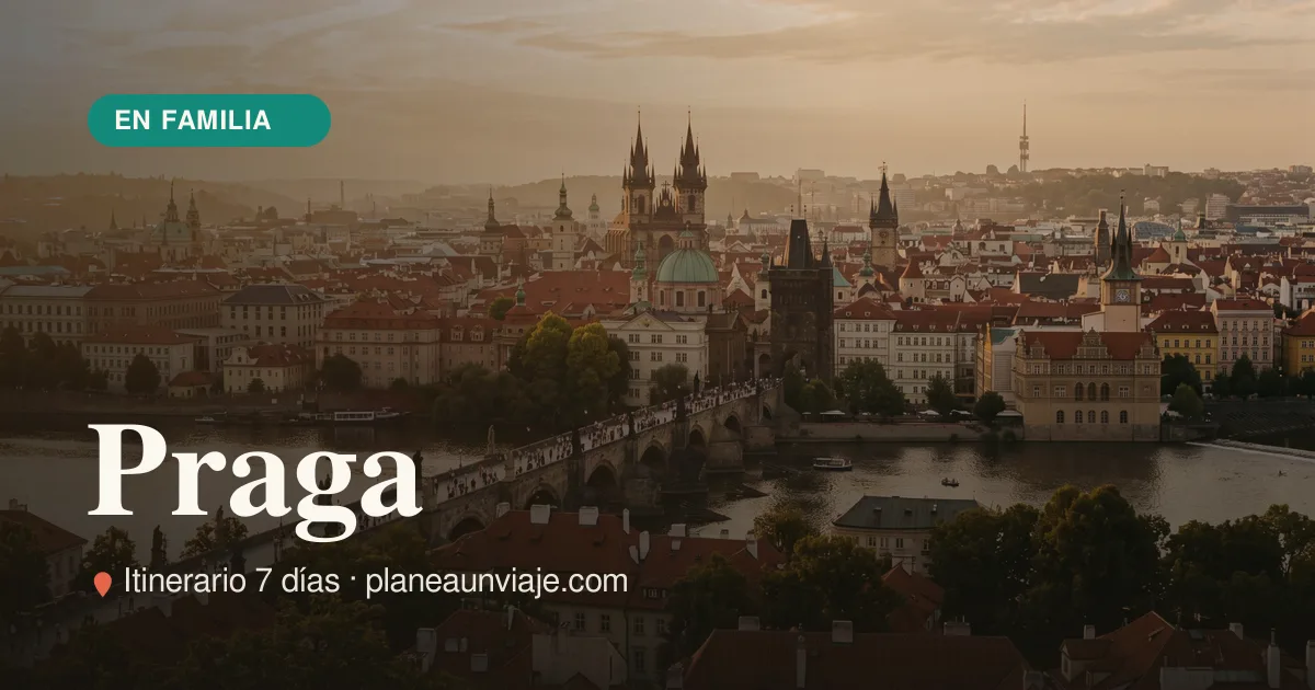 Praga para familia con niños en 7 días